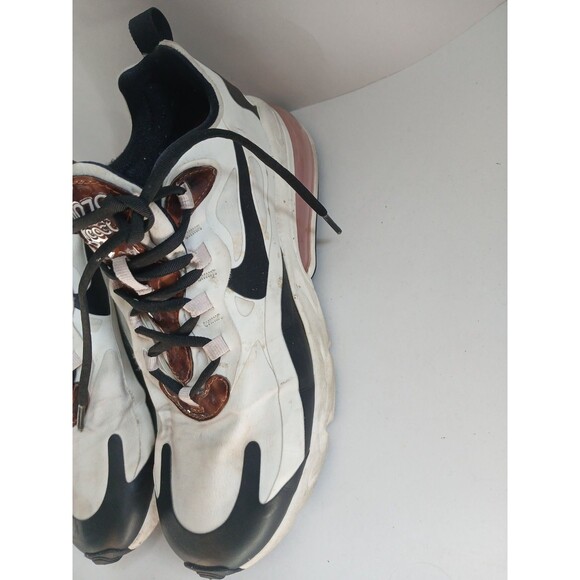Nike Air Max 270 React Men’s Sneakers White Black Brown Size 8 Athletic Shoes main image 6